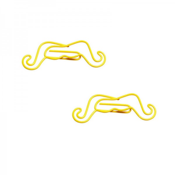 Moustache Shaped Paper Clips | Creative Stationery (1 dozen/lot)