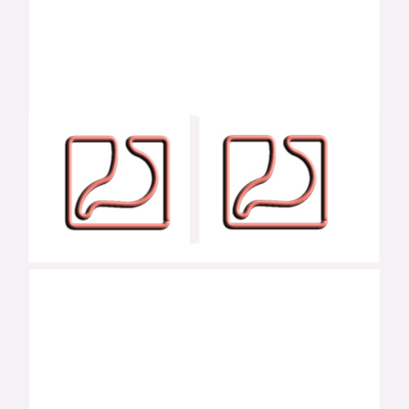 Body Parts Paper Clips | Stomach Shaped Paper Clips | Business GIfts (1 dozen)