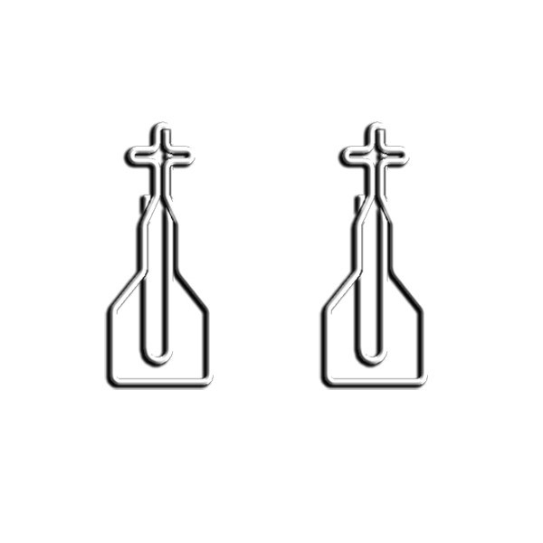 Building Paper Clips | Church Shaped Paper Clips | Cute Stationery (1 dozen/lot) 