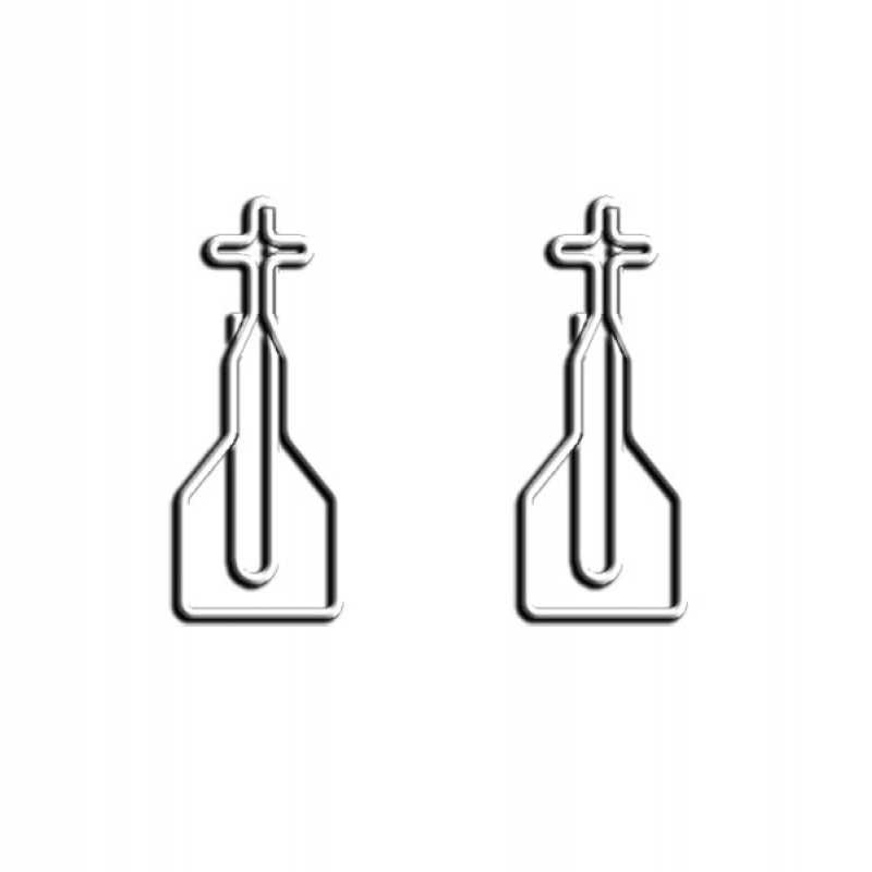Building Paper Clips | Church Shaped Paper Clips | Cute Stationery (1 dozen/lot) 