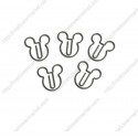 Cartoon Paper Clips | Mickey Mouse Paper Clips | Creative Gifts (1 dozen/set)