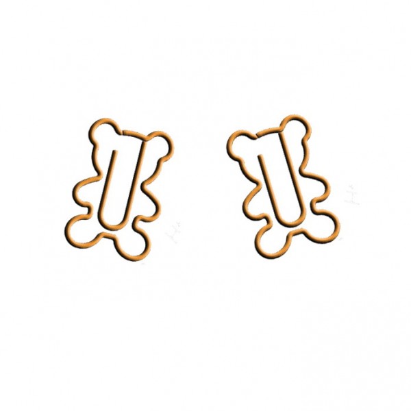 Cartoon Paper Clips | Teddy Bear Paper Clips | Creative Stationery (1 dozen/set)