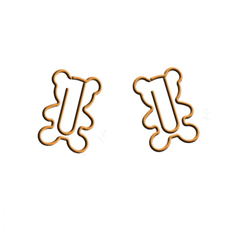 Cartoon Paper Clips | Teddy Bear Paper Clips | Creative Stationery (1 dozen/set)