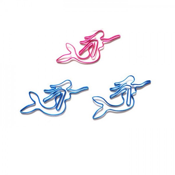 Cartoon Paper Clips | Sea-maiden Paper Clips | Decorative Accessories (1 dozen/set)
