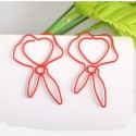 Clothes Paper Clips | Red Scarf Paper Clips | Decorative Accessories (1 dozen/lot)