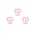 Clothes Paper Clips | T-shirt Shaped Paper Clips | Promotional Gifts (1 dozen/lot)