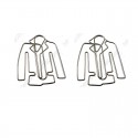 Clothes Paper Clips | Winter Men Suit Paper Clips | Promotional Gifts (1 dozen/lot)