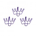 Clothes Paper Clips | Crown Shaped Paper Clips | Creative Gifts (1 dozen/lot)