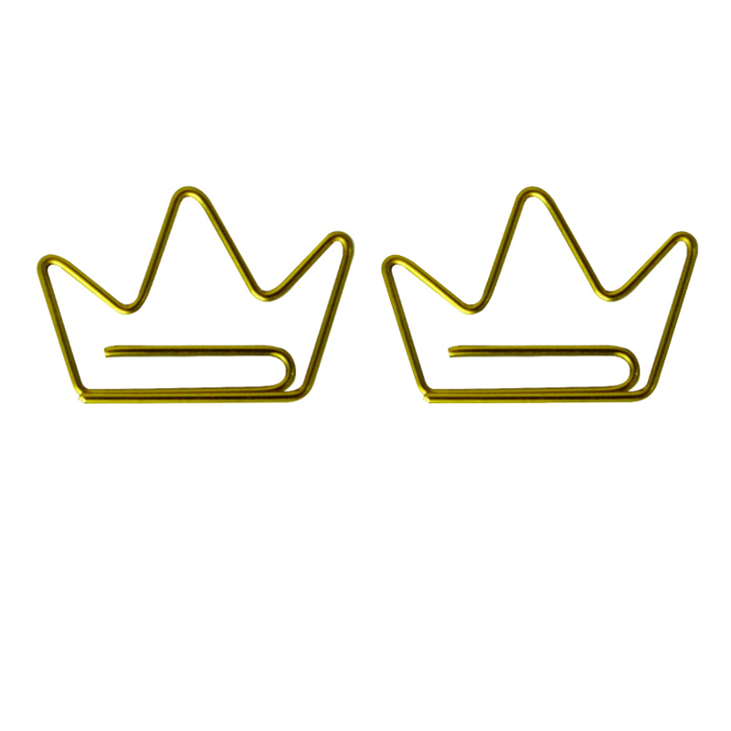 Clothes Paper Clips | Crown Shaped Paper Clips | Creative Stationery (1 dozen/lot)