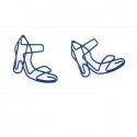 Clothes Paper Clips | High-heeded Sandal Paper Clips | Creative Gifts (1 dozen/lot)