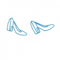 Clothes Paper Clips | High-heeled Shoe Paper Clips | Advertising Gifts (1 dozen/lot)