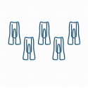 Clothes Paper Clips | Womens' Jean Paper Clips | Promotional Gifts (1 dozen/lot)