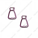 Clothes Paper Clips | Gown Shaped Paper Clips | Skirt Paper Clips (1 dozen/lot)