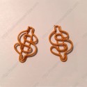 Currency Paper Clips | US Dollar Sign Paper Clips | Business Gifts (1 dozen/lot)