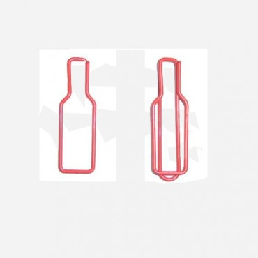 Drink Paper Clips | Bottle Shaped Paper Clips | Creative Stationery (1 dozen/lot)