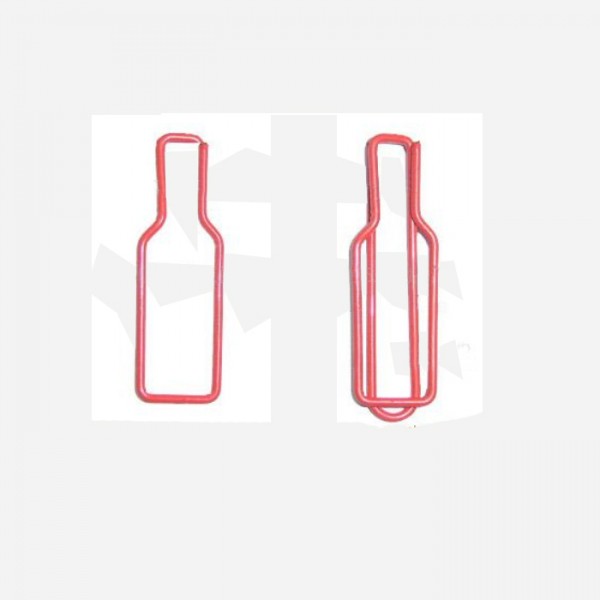 Drink Paper Clips | Bottle Shaped Paper Clips | Creative Stationery (1 dozen/lot)