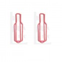 Drink Paper Clips | Bottle Shaped Paper Clips | Creative Stationery (1 dozen/lot)
