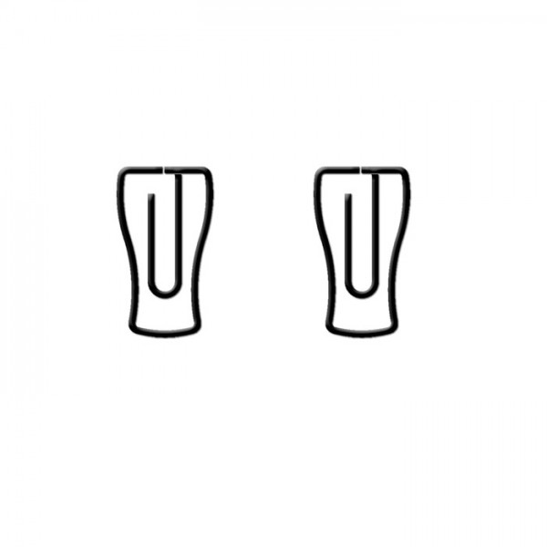Logo Paper Clips | Cola Glasses Paper Clips | Promotional Gifts (1 dozen/lot)