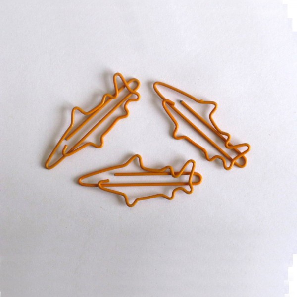 Fish Paper Clips | Shark Paper Clips | Creative Stationery (1 dozen/lot)