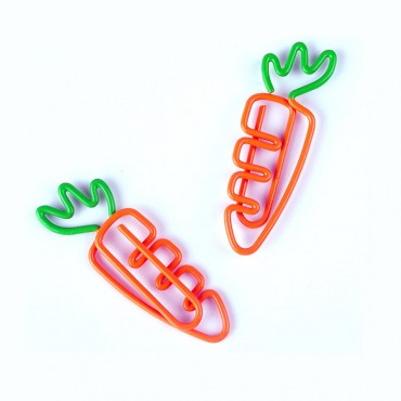 Fruit Paper Clips | Carrot Paper Clips | Promotional Gifts (1 dozen/lot)