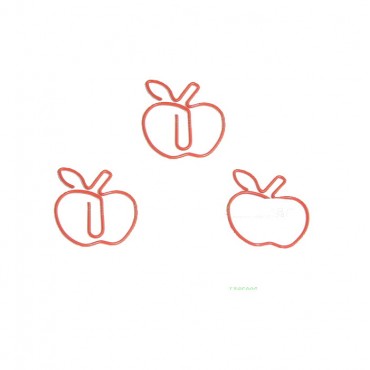 Fruit Paper Clips | Apple Paper Clips | Decor Accessories (1 dozen/lot)