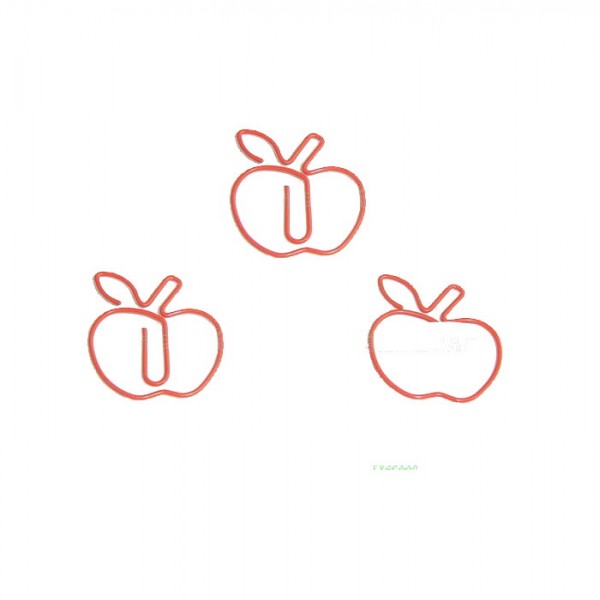 Fruit Paper Clips | Apple Paper Clips | Decor Accessories (1 dozen/lot)
