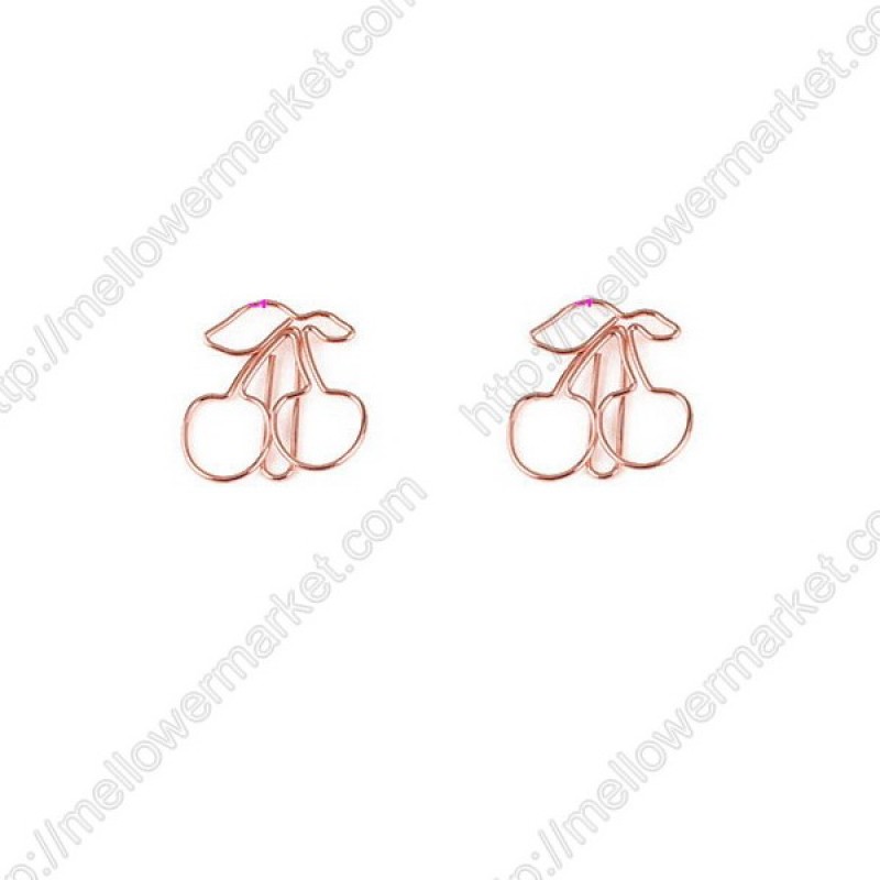 Fruit Paper Clips | Cherry Shaped Paper Clips (1 dozen/lot)