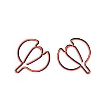 Fruit Paper Clips | Nutmeg Shaped Paper Clips (1 dozen/lot)