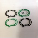 Geometry Paper Clips | Talk Bubble Paper Clips | Decor Accessories (1 dozen/lot)