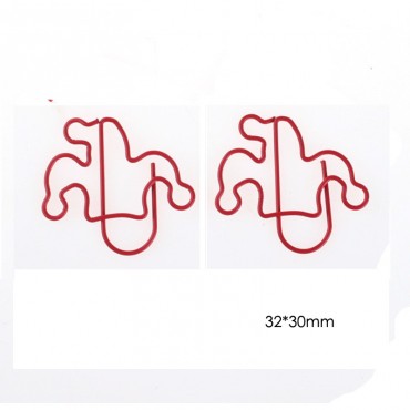 Christmas Hat Paper Clips | Christmas Ornaments | Holiday Gifts (1 dozen/set, 32*30mm) 
