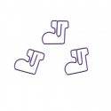 Christmas Boots Paper Clips | Christmas Ornaments (1 dozen/lot) 