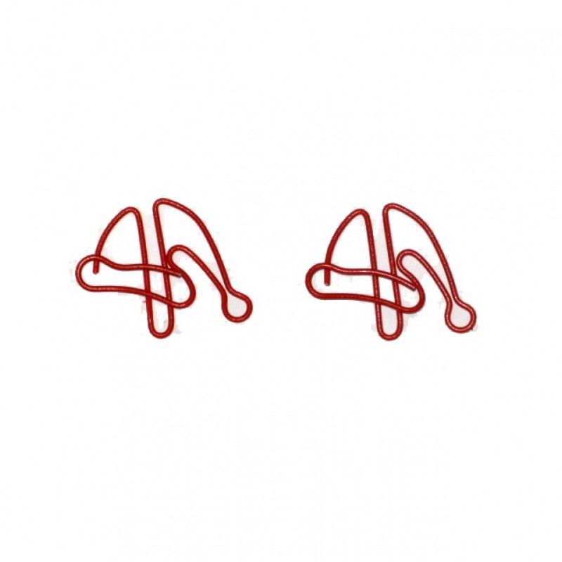 Christmas Hat Paper Clips | Christmas Ornaments (1 dozen/lot) 