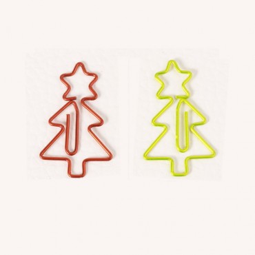 Christmas Tree Paper Clips | Decorative Accessories (1 dozen/lot) 