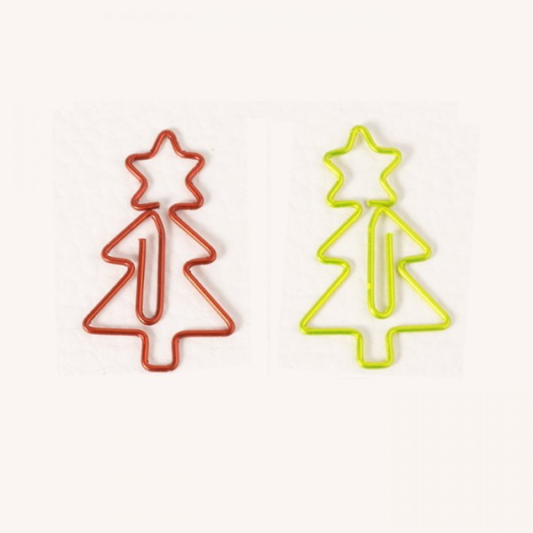 Christmas Tree Paper Clips | Decorative Accessories (1 dozen/lot) 