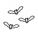 Halloween Paper Clips | Bat Paper Clips | Creative Gifts (1 dozen/lot) 