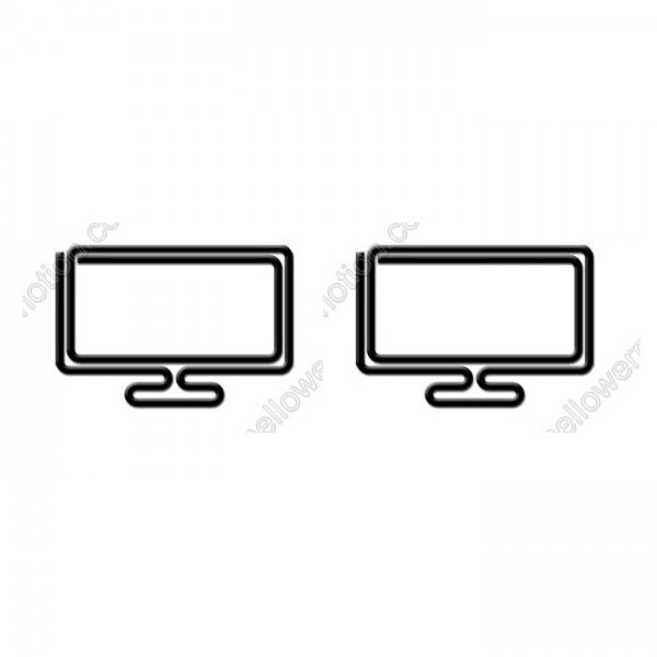 Houseware Paper Clips | TV Set Paper Clips | Cute Bookmarks (1 dozen/lot)