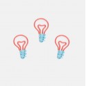 Houseware Paper Clips | Bulb Paper Clips | Creative Gifts (1 dozen/lot)