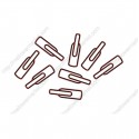 Houseware Paper Clips | Wine Bottle Paper Clips | Advertising Gifts (1 dozen/lot)