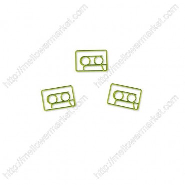 Houseware Paper Clips | Cassette Paper Clips | Tape (1 dozen/lot)