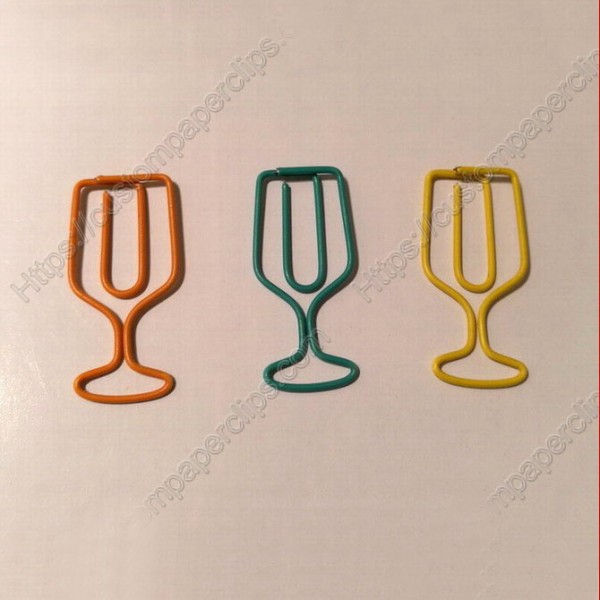 Houseware Paper Clips | Wine Cup Paper Clips | Promotional Gifts (1 dozen/lot)