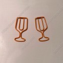 Houseware Paper Clips | Wine Cup Paper Clips | Promotional Gifts (1 dozen/lot)