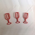 Houseware Paper Clips | Wine Cup Paper Clips | Promotional Gifts (1 dozen/lot)