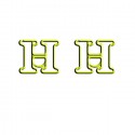Letter Paper Clips | Letter H Paper Clips | Cute Stationery (1 dozen/lot)
