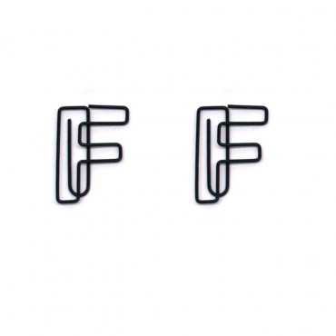 Letter Paper Clips | Letter F Paper Clips | Promotional Gifts (1 dozen/lot)