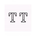 Letter Paper Clips | Letter T Paper Clips | Creative Stationery (1 dozen/lot)