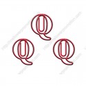 Letter Paper Clips | Letter Q Paper Clips | Promotional Gifts (1 dozen/lot)