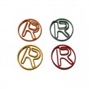 Letter Paper Clips | Letter R Paper Clips | Unique Stationery (1 dozen/lot)
