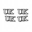 Initials UK Paper Clips | Letters | Creative Stationery (1 dozen/lot)