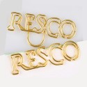 Initials RESCO Paper Clips | Letters | Promotional Gifts (1 dozen/lot)