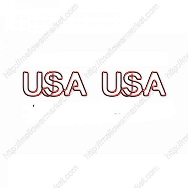 Initials USA Paper Clips | Letters | Creative Stationery (1 dozen/lot)